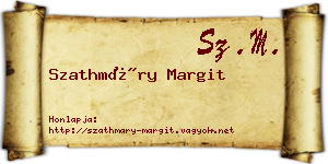 Szathmáry Margit névjegykártya